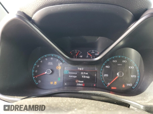 2019 Chevrolet Colorado 4WD LT with VIN 1GCHTCEN1K1124100, listed as a Copart auction lot 48558675 with 25,865 mi miles and Salvage Title. Bid and sale history available at carsss.com. Image 9.