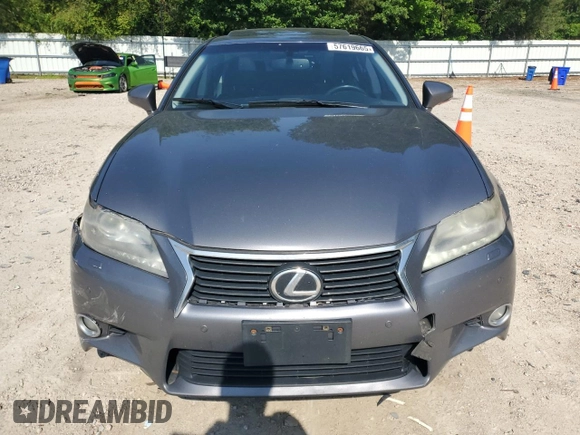 2013 Lexus GS 350 with VIN JTHCE1BLXD5002907, listed as a Copart auction lot 57619665 with 193,119 mi miles and Salvage title. Bid and sale history available at DreamBid. Image 5.