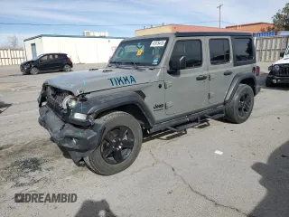2022 Jeep Wrangler Unlimited Sport with VIN 1C4HJXDN9NW163815, listed as a Copart auction lot 41976415 with 48,078 mi miles and Salvage Title. Bid and sale history available at DreamBid. Image 1.