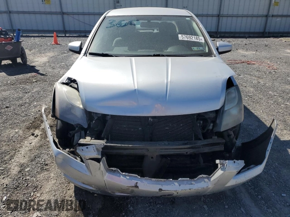 2012 Nissan Sentra SR with VIN 3N1AB6AP3CL622096, listed as a Copart auction lot 57692185 with 42,723 mi miles and Salvage title. Bid and sale history available at DreamBid. Image 5.