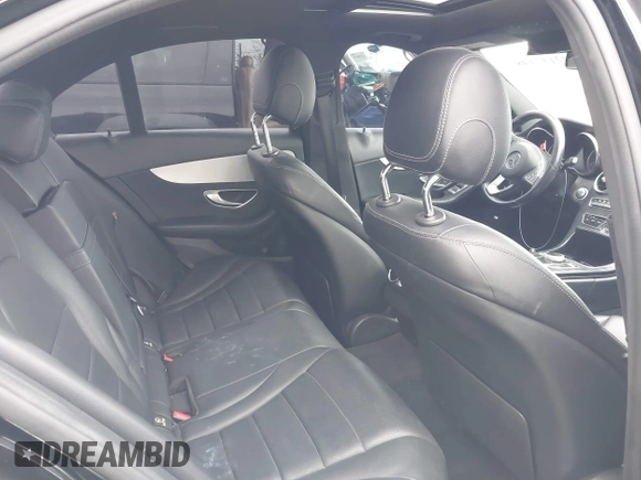 2018 Mercedes-Benz C 300 with VIN 55SWF4JBXJU280642, listed as a IAAI auction lot 42117148 with 104,973 mi miles and . Bid and sale history available at carsss.com. Image 8.