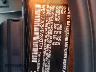 2014 BMW i3 z VIN WBY1Z2C54EV283721, wystawiony jako Copart lot #47937395 z przebiegiem 67 976 mil mil oraz Szkoda całkowita • Salvage title. Historia ofert i sprzedaży dostępna na DreamBid. Obrazek 13.