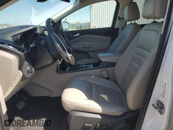 2017 Ford Escape Titanium with VIN 1FMCU9J90HUD28716, listed as a Copart auction lot 53694635 with 90,484 mi miles and Salvage Title. Bid and sale history available at carsss.com. Image 7.