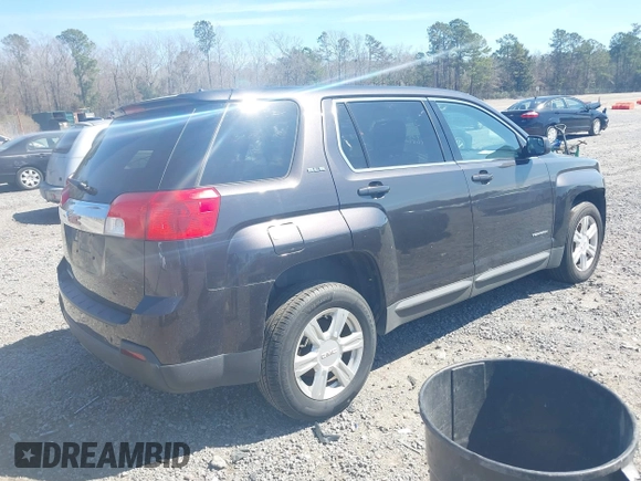 2014 GMC Terrain SLE with VIN 2GKALMEK0E6355282, listed as a IAAI auction lot 41736595 with 102,586 mi miles. Bid and sale history available at carsss.com. Image 4.