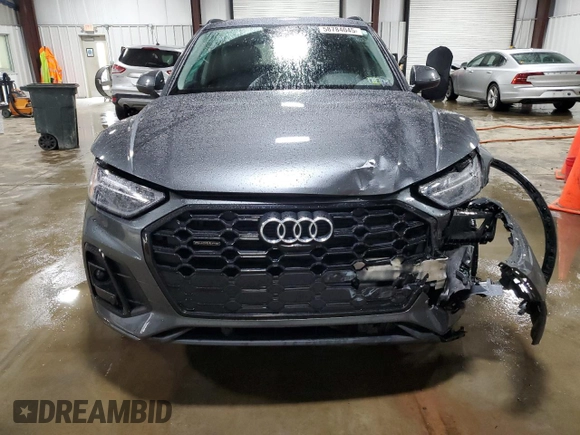 2022 Audi Q5 S line Premium Plus with VIN WA1EAAFY2N2120863, listed as a Copart auction lot 58784045 with 35,020 mi miles and Salvage title. Bid and sale history available at DreamBid. Image 5.