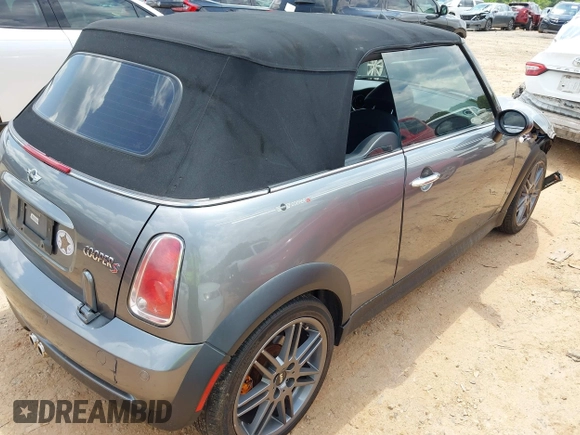 2006 MINI Convertible S with VIN WMWRH33516TF89141, listed as a IAAI auction lot 42273093 with 174,772 mi miles and . Bid and sale history available at DreamBid. Image 4.