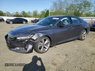 2018 Honda Accord Touring z VIN 1HGCV1F97JA181346, wystawiony jako Copart lot #54713065 z przebiegiem 41 053 mil mil oraz Szkoda całkowita • Salvage title. Historia ofert i sprzedaży dostępna na DreamBid. Obrazek 1.