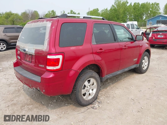 2008 Ford Escape Limited with VIN 1FMCU94188KC70601, listed as a IAAI auction lot 42345432 with 166,329 mi miles and . Bid and sale history available at DreamBid. Image 4.