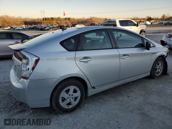 2010 Toyota Prius II with VIN JTDKN3DU8A0166163, listed as a Copart auction lot 41652485 with 151,969 mi miles and Salvage Title. Bid and sale history available at carsss.com. Image 3.