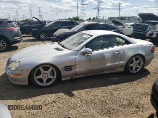 2003 Mercedes-Benz SL 500 z VIN WDBSK75F13F032092, wystawiony jako Copart lot #75596144 z przebiegiem 43 508 mil mil oraz Nie do naprawy. Historia ofert i sprzedaży dostępna na DreamBid. Obrazek 1.