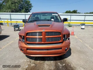 2005 Dodge Ram 1500 SLT with VIN 1D7HU16D15J619687, listed as a Copart auction lot 65439154 with 0 mi miles and Salvage Title. Bid and sale history available at carsss.com. Image 5.