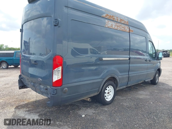 2020 Ford Transit Cargo with VIN 1FTBR3X83LKA48242, listed as a IAAI auction lot 42083835 with 74,963 mi miles. Bid and sale history available at carsss.com. Image 4.