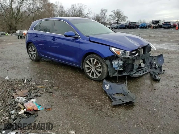 2020 Hyundai Elantra GT with VIN KMHH35LE7LU145821, listed as a Copart auction lot 77700433 with 33,312 mi miles and Salvage Title. Bid and sale history available at carsss.com. Image 10.