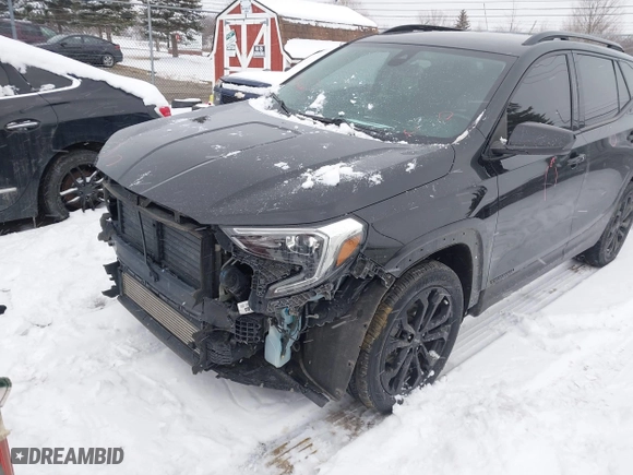 2020 GMC Terrain SLE with VIN 3GKALTEV1LL214525, listed as a IAAI auction lot 41579068 with 45,569 mi miles. Bid and sale history available at carsss.com. Image 17.