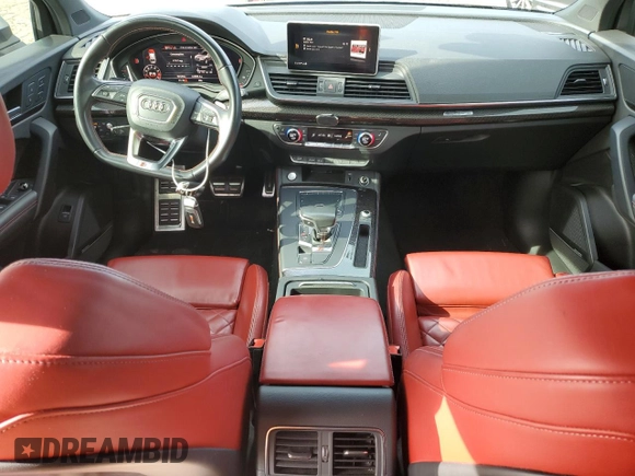 2018 Audi SQ5 Prestige with VIN WA1C4AFY1J2099089, listed as a Copart auction lot 82234144 with 92,549 mi miles and Salvage Title. Bid and sale history available at DreamBid. Image 8.