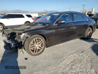 2015 Mercedes-Benz S-Class S 550 with VIN WDDUG8FB6FA108488, listed as a Copart auction lot 46496045 with 86,535 mi miles and Salvage Title. Bid and sale history available at carsss.com. Image 1.