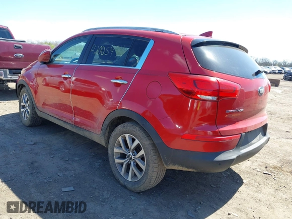 2014 Kia Sportage EX with VIN KNDPC3AC7E7630399, listed as a IAAI auction lot 42005294 with 73,975 mi miles and . Bid and sale history available at DreamBid. Image 3.