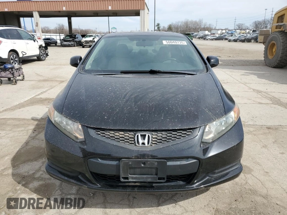 2012 Honda Civic Cpe EX with VIN 2HGFG3B86CH539704, listed as a Copart auction lot 50049735 with 132,830 mi miles and Salvage Title. Bid and sale history available at carsss.com. Image 5.
