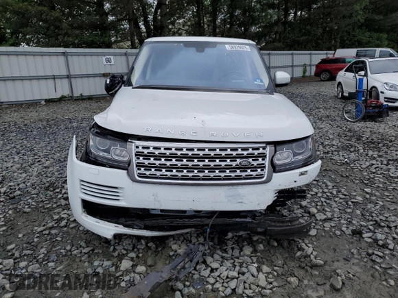 2016 Land Rover Range Rover HSE z VIN SALGS2PF3GA299365, wystawiony jako Copart lot #58929025 z przebiegiem 50 308 mil mil oraz Szkoda całkowita • Salvage title. Historia ofert i sprzedaży dostępna na DreamBid. Obrazek 5.
