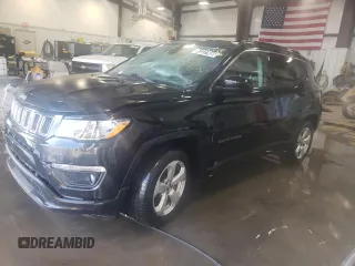 2018 Jeep Compass Latitude z VIN 3C4NJCBB1JT502541, wystawiony jako Copart lot #53337655 z przebiegiem 125 058 mil mil oraz Czysty tytuł • Clean title. Historia ofert i sprzedaży dostępna na DreamBid. Obrazek 1.