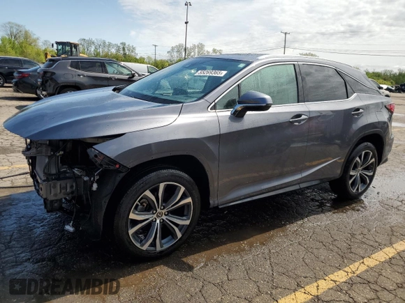 2022 Lexus RX 350 z VIN 2T2HZMDA6NC321181, wystawiony jako Copart lot #55269365 z przebiegiem 23 266 mil mil oraz Szkoda całkowita • Salvage title. Historia ofert i sprzedaży dostępna na DreamBid. Obrazek 1.