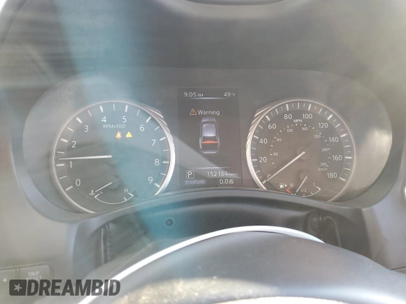 2018 Infiniti Q50 Luxe with VIN JN1EV7AP0JM363553, listed as a Copart auction lot 88481425 with 152,164 mi miles and Salvage Title. Bid and sale history available at DreamBid. Image 9.