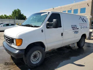2007 Ford Econoline Cargo Commercial with VIN 1FTNE24L17DB45932, listed as a Copart auction lot 61585365 with 350,153 mi miles and Clean title. Bid and sale history available at DreamBid. Image 1.