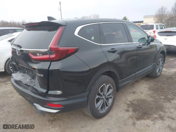 2020 Honda CR-V EX with VIN 2HKRW2H56LH641484, listed as a IAAI auction lot 41990463 with 43,534 mi miles. Bid and sale history available at carsss.com. Image 4.