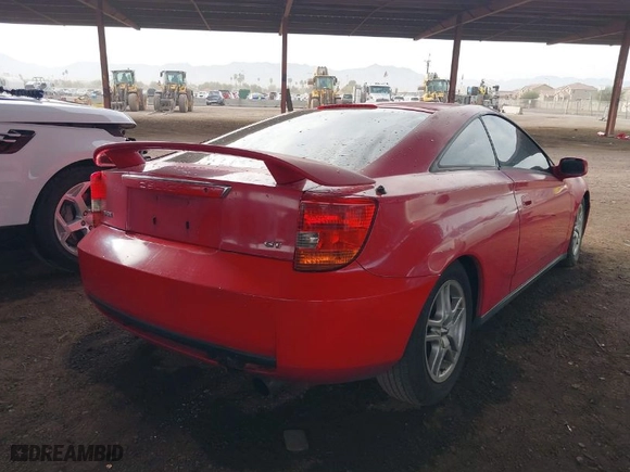 2003 Toyota Celica GT with VIN JTDDR32T930163377, listed as a IAAI auction lot 41275229 with 146,034 mi miles. Bid and sale history available at carsss.com. Image 4.