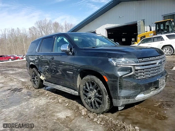 2022 Chevrolet Tahoe Premier with VIN 1GNSKSKD6NR328810, listed as a Copart auction lot 46128175 with 25,708 mi miles and Salvage Title. Bid and sale history available at carsss.com. Image 11.