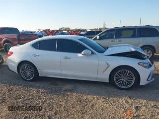2020 Genesis G70 2.0T with VIN KMTG64LA8LU056386, listed as a IAAI auction lot 41164341 with 48,943 mi miles and . Bid and sale history available at DreamBid. Image 13.