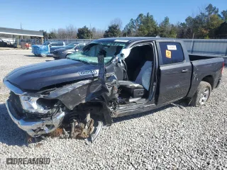 2019 Ram 1500 Big Horn/Lone Star with VIN 1C6RRFFG9KN805156, listed as a Copart auction lot 47454455 with 191,482 mi miles and Salvage Title. Bid and sale history available at carsss.com. Image 1.