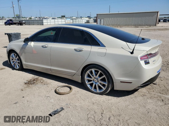 2014 Lincoln MKZ with VIN 3LN6L2J90ER829079, listed as a Copart auction lot 52113025 with 165,839 mi miles and Clean title. Bid and sale history available at DreamBid. Image 2.