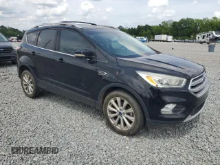 2017 Ford Escape Titanium with VIN 1FMCU0JD5HUB95239, listed as a Copart auction lot 55458405 with 106,193 mi miles and Clean Title. Bid and sale history available at carsss.com. Image 4.