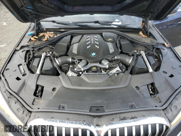 2020 BMW 7 Series 750i xDrive with VIN WBA7U2C08LGJ59707, listed as a Copart auction lot 49145595 with 30,020 mi miles and Salvage title. Bid and sale history available at DreamBid. Image 11.