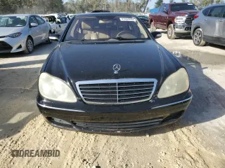 2004 Mercedes-Benz S-Class 5.0L with VIN WDBNG75J44A428972, listed as a Copart auction lot 47454035 with 2,558 mi miles and Salvage Title. Bid and sale history available at carsss.com. Image 5.
