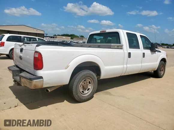 2015 Ford F-250 XL with VIN 1FT7W2A65FEC43777, listed as a Copart auction lot 59319115 with 114,640 mi miles and Clean title. Bid and sale history available at DreamBid. Image 3.
