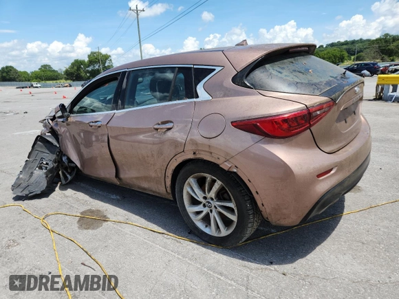 2018 Infiniti QX30 Premium with VIN SJKCH5CP9JA053929, listed as a Copart auction lot 64396905 with Not provided miles and Salvage title. Bid and sale history available at DreamBid. Image 2.