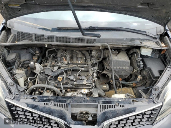 2019 Toyota Sienna SE with VIN 5TDXZ3DC1KS014970, listed as a Copart auction lot 55751445 with 168,028 mi miles and Salvage title. Bid and sale history available at DreamBid. Image 12.