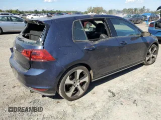 2017 Volkswagen Golf GTI Autobahn with VIN 3VW547AU1HM026617, listed as a Copart auction lot 74368554 with 81,943 mi miles and Salvage Title. Bid and sale history available at carsss.com. Image 3.