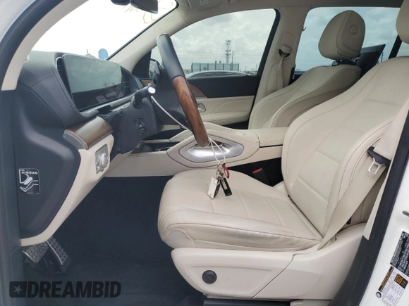 2022 Mercedes-Benz GLS 450 with VIN 4JGFF5KE4NA808217, listed as a Copart auction lot 62867924 with 18,722 mi miles and Salvage Title. Bid and sale history available at DreamBid. Image 7.