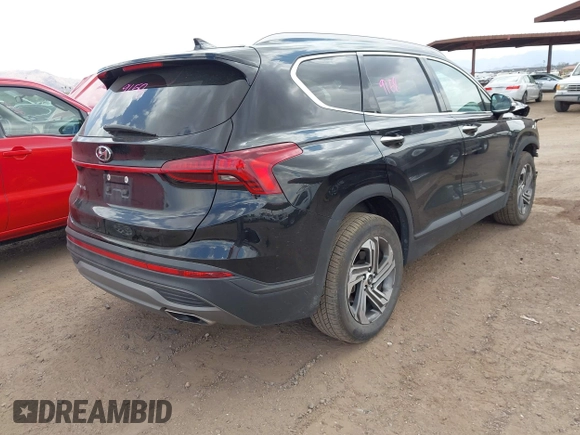 2023 Hyundai Santa Fe SEL with VIN 5NMS24AJ7PH563090, listed as a IAAI auction lot 42218343 with 52,076 mi miles and . Bid and sale history available at DreamBid. Image 4.
