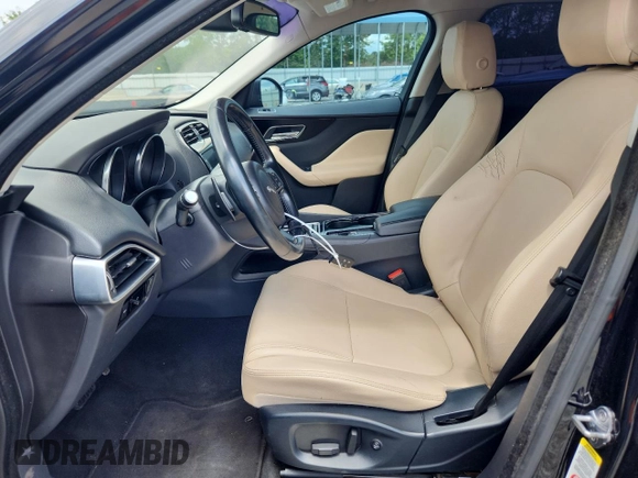 2017 Jaguar F-Pace 35t Premium with VIN SADCJ2BV5HA069243, listed as a Copart auction lot 63555645 with 98,909 mi miles and Salvage title. Bid and sale history available at DreamBid. Image 7.