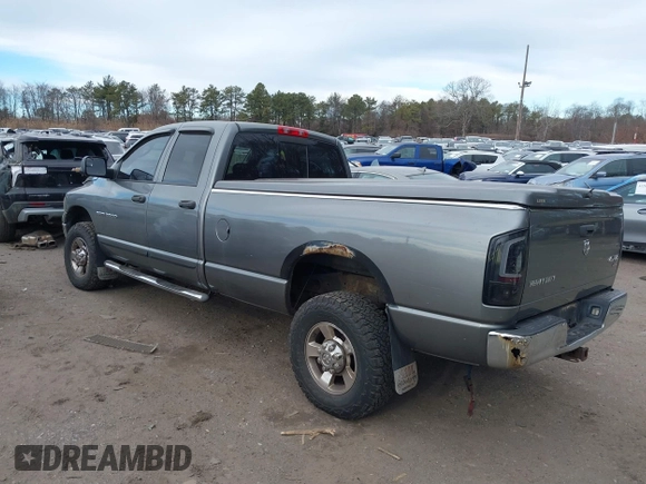 2005 Dodge 2500 SLT with VIN 3D7KS28C55G839793, listed as a IAAI auction lot 41015130 with 245,409 mi miles and . Bid and sale history available at DreamBid. Image 14.