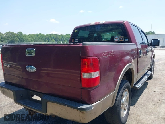 2006 Ford F-150 XLT with VIN 1FTPW14V66FB58907, listed as a IAAI auction lot 42443351 with 248,376 mi miles and . Bid and sale history available at DreamBid. Image 4.