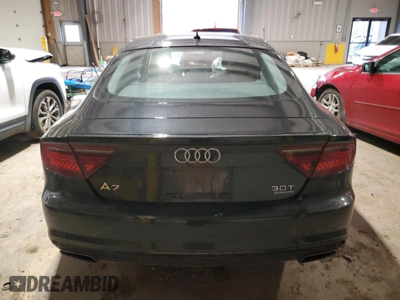 2016 Audi A7 3.0 Premium Plus with VIN WAUWGAFC9GN104865, listed as a Copart auction lot 40960304 with 65,550 mi miles. Bid and sale history available at carsss.com. Image 6.