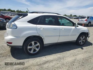 2007 Lexus RX 350 with VIN 2T2HK31U17C032824, listed as a Copart auction lot 56985955 with Not Provided miles and Salvage Title. Bid and sale history available at DreamBid. Image 3.