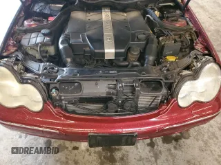 2003 Mercedes-Benz C 320 with VIN WDBRF64JX3E011458, listed as a Copart auction lot 45239835 with 203,013 mi miles and Salvage title. Bid and sale history available at DreamBid. Image 12.