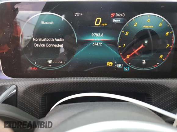 2020 Mercedes-Benz CLA 250 with VIN W1K5J4HB5LN103959, listed as a Copart auction lot 51668925 with 67,472 mi miles and Clean Title. Bid and sale history available at DreamBid. Image 9.