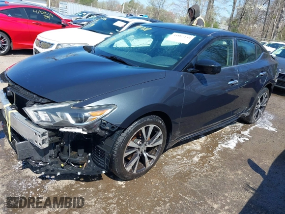 2016 Nissan Maxima SR with VIN 1N4AA6AP4GC419032, listed as a IAAI auction lot 41887138 with 164,208 mi miles and . Bid and sale history available at DreamBid. Image 18.